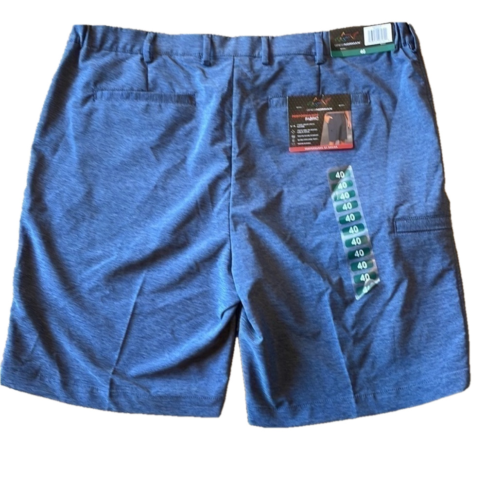 Greg Norman NWT Mens 40 Blue Performance Golf Shorts. - Picture 5 of 6